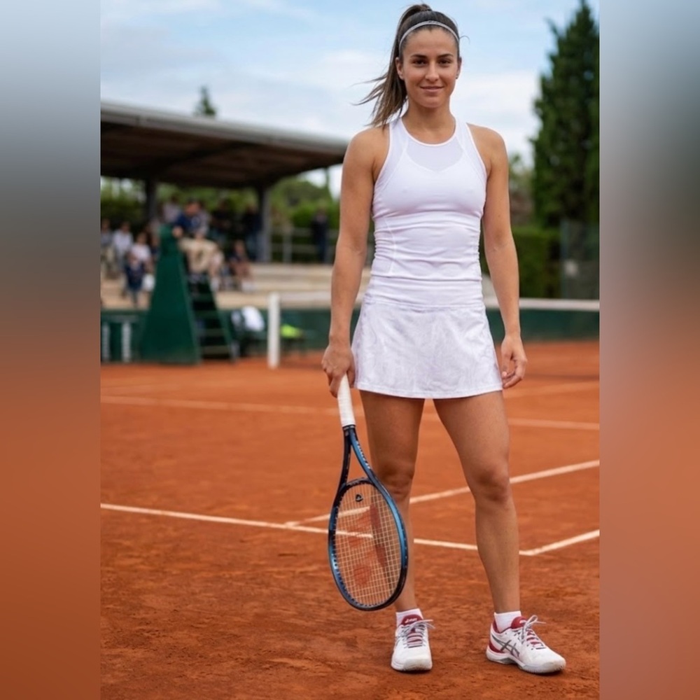 Lululemon Athletica White Tennis Mini Skirt